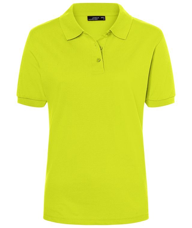 Classic Polo Ladies Hochwertiges Polohemd mit Armbündchen gelb, Gr. XL