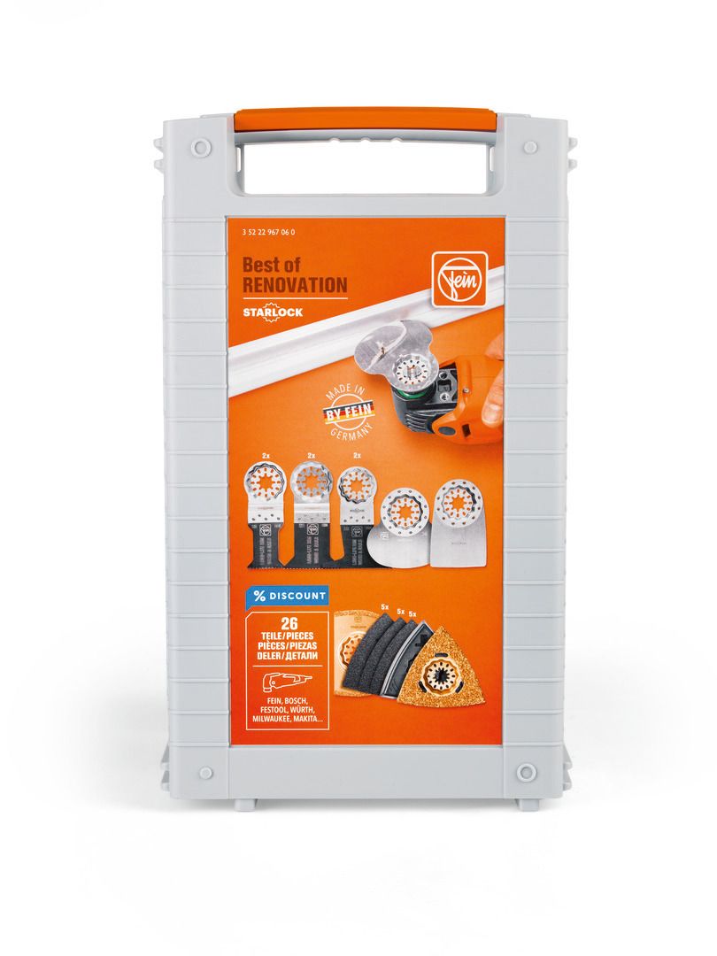 Multimaster Zubehör-Set Best of Renovation Fein 26-teilig Starlock