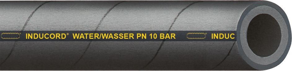 Industrie-Wasserschlauch Inducord, SBR, schwarz, 110x8mm 20m