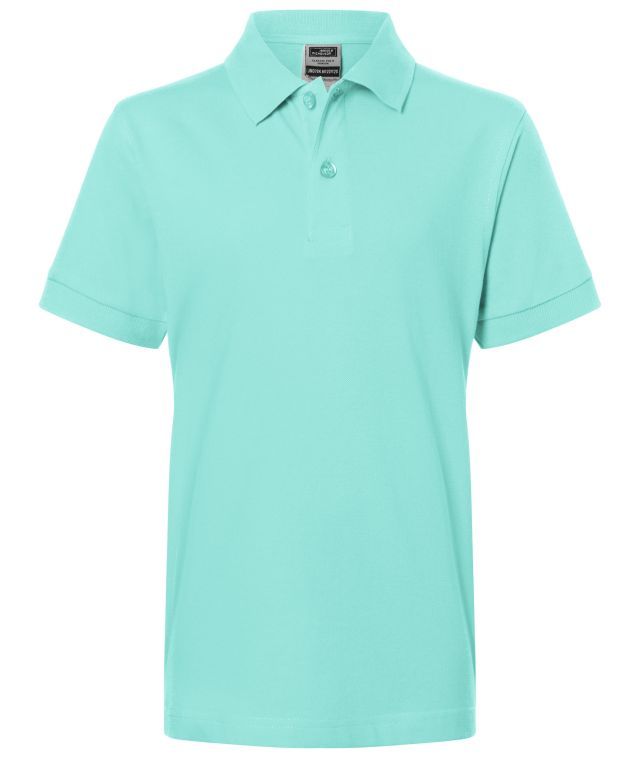 Classic Polo Junior Hochwertiges Polohemd mit Armbündchen grün, Gr. XXL
