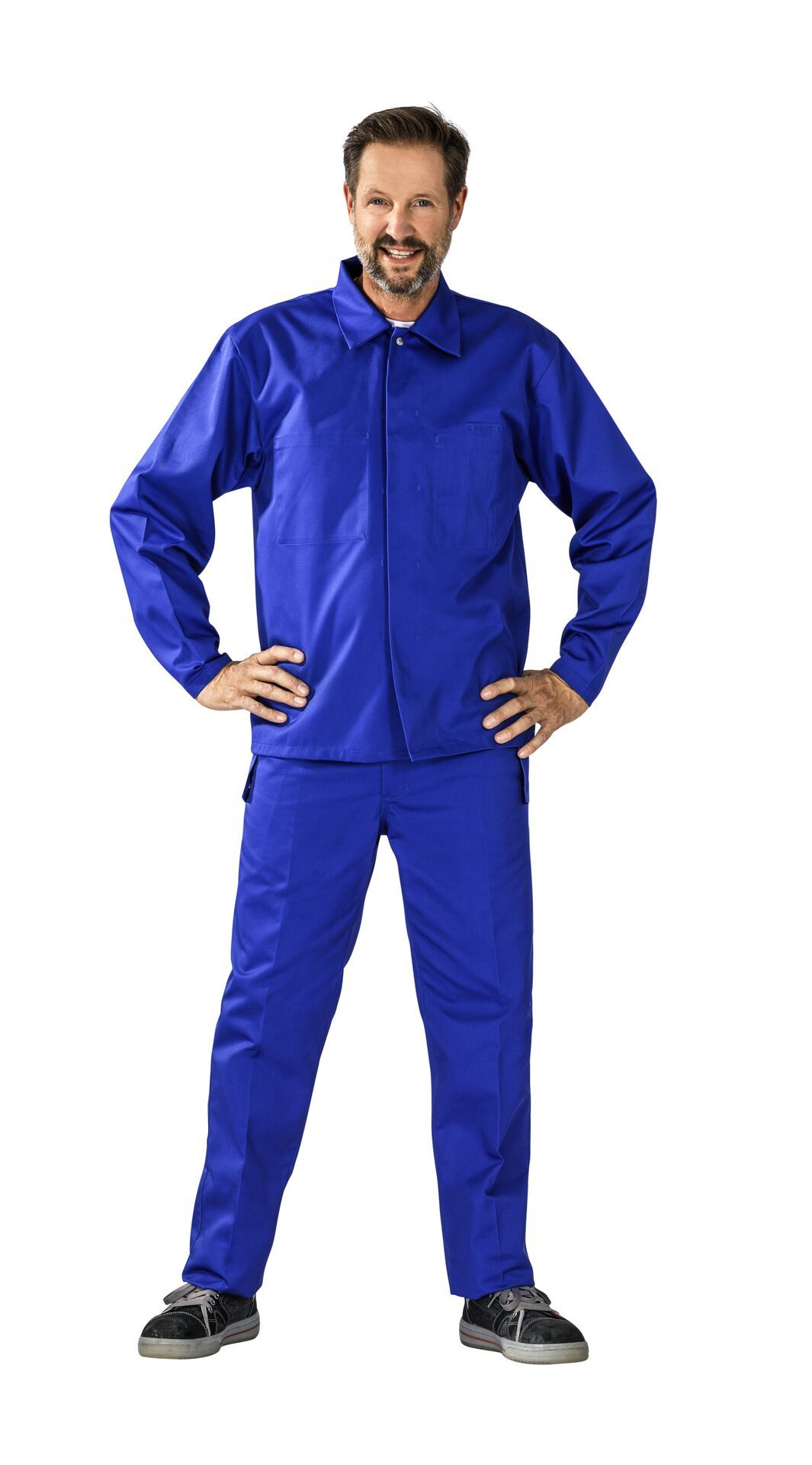 Planam Herren Jacke Food kornblumenblau Gr. 42