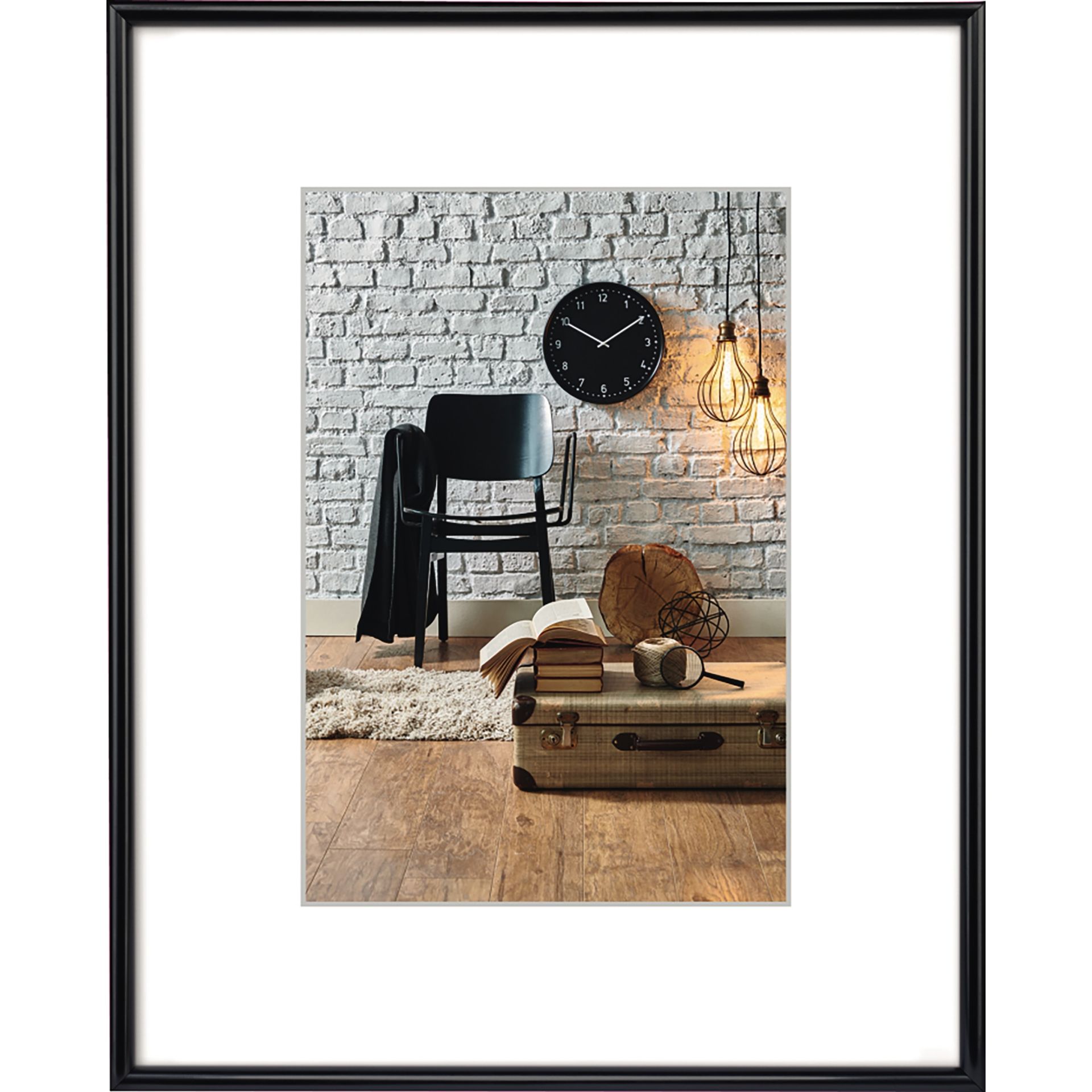 Bilderrahmen Sevilla 50x70cm Kunststoff schwarz