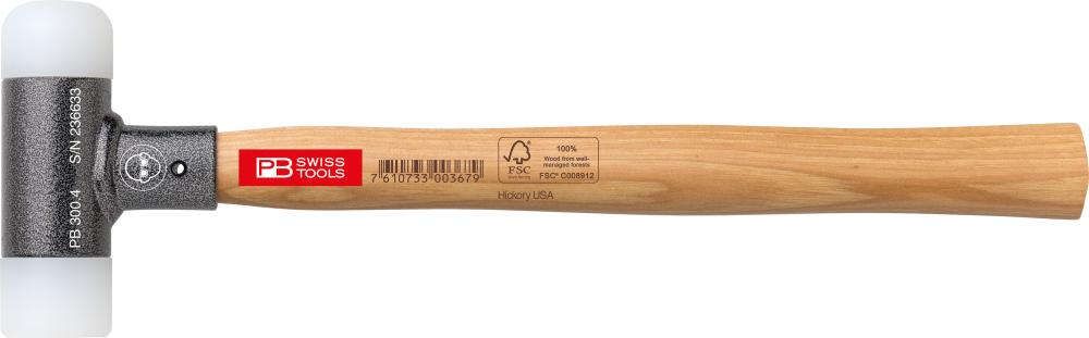 Schonhammer mit Holzstiel rückschlagfrei 60mm PB Swiss Tools