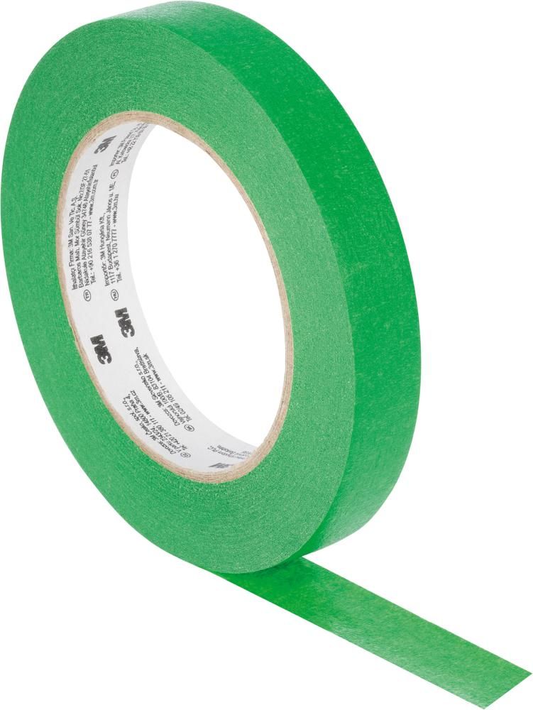 3M UV-beständ. Abdeckband 2814 grün 18mm x 50m, 0.12mm