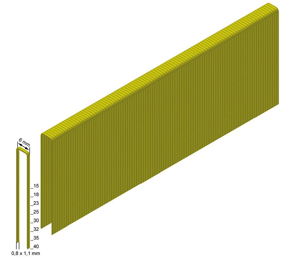 PREBENA Heftklammern, 7800 Stk. ES18CNKHA