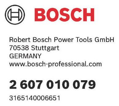 BOSCH Spanreißschutz