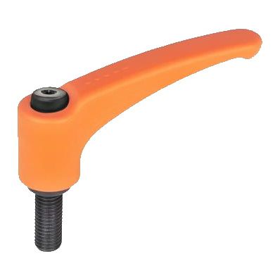 GANTER ELESA-Klemmhebel, orange