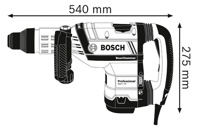 BOSCH Schlaghammer im Koffer