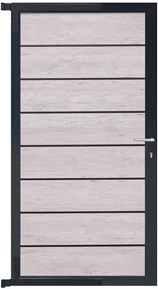 GOTLAND-Tor-Komplettset 90 x 173 cm, sand/anhrazit