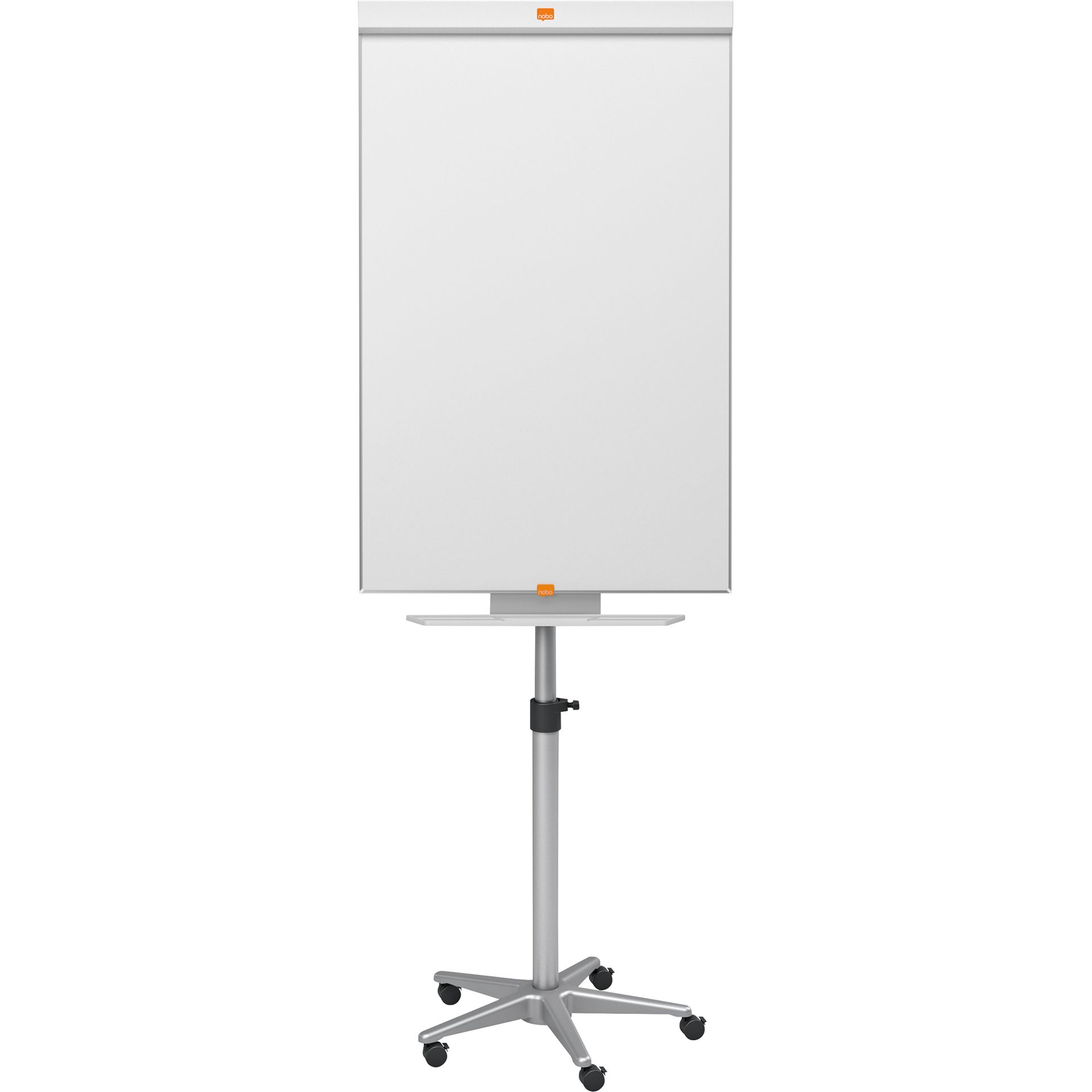 Flipchart Barracuda 68x100cm Sternfuß+5 Rollen silber
