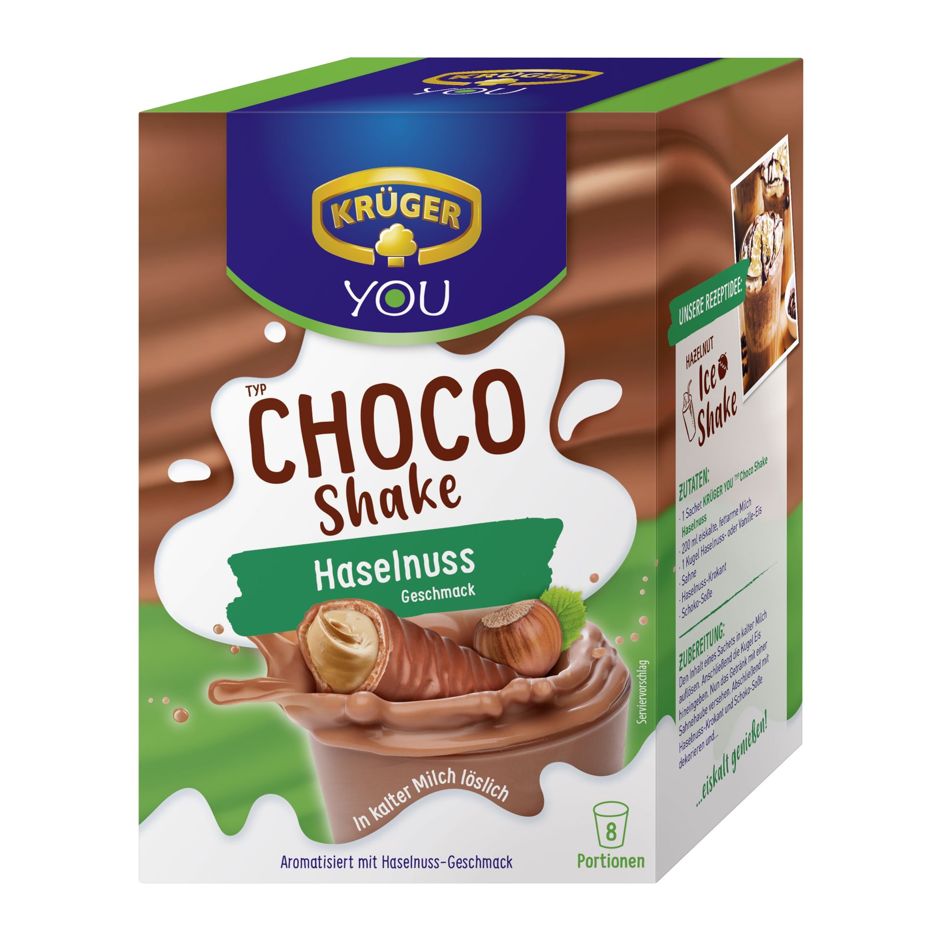Choco Shake Haselnuss 8St