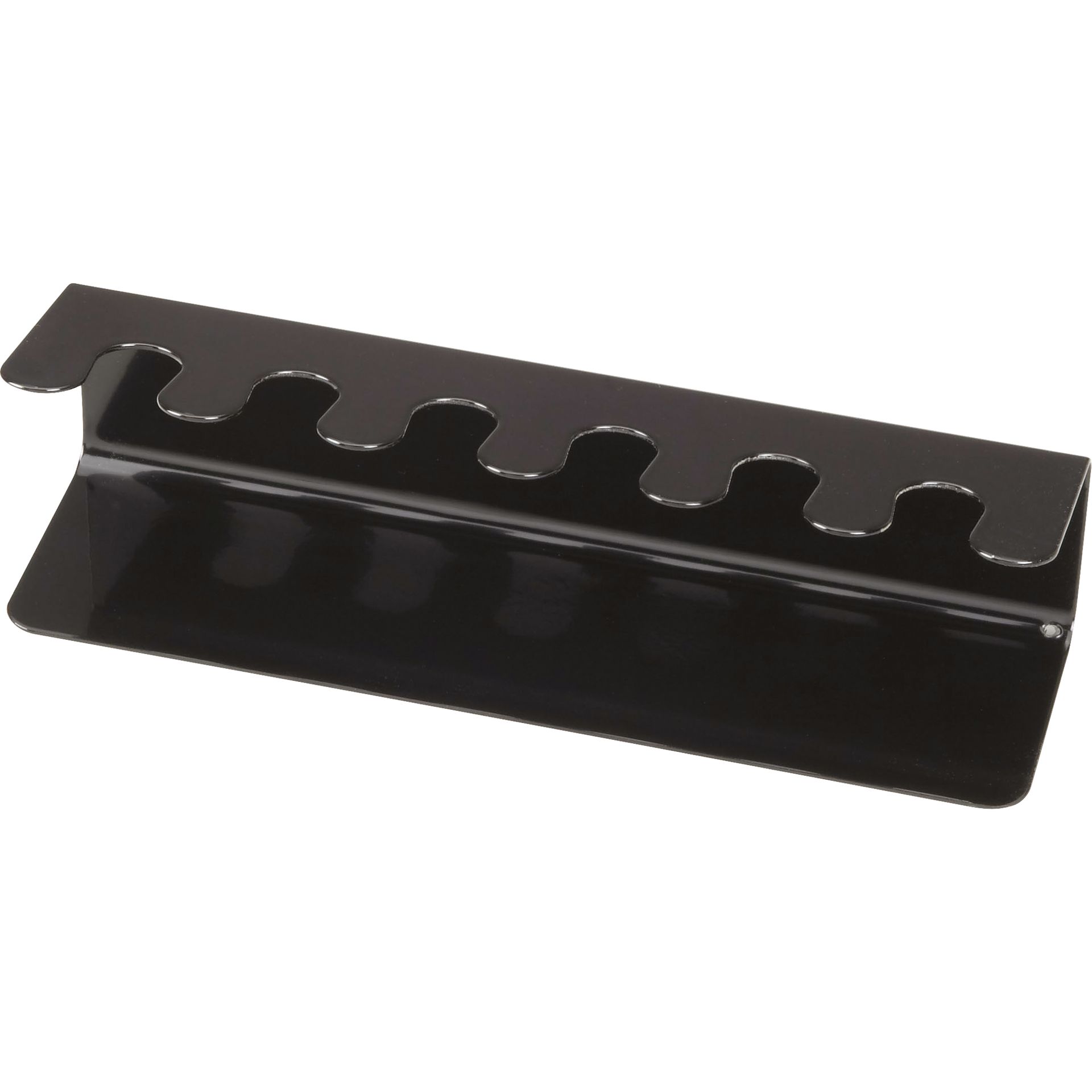 Stempelträger 6fach gerade Metall schwarz