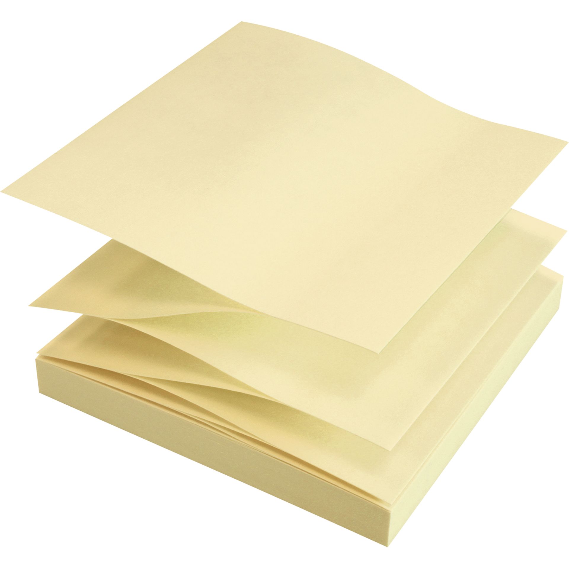 Haftnotiz oeco RC Z-Falz 75x75mm 100Bl. gelb 12St.