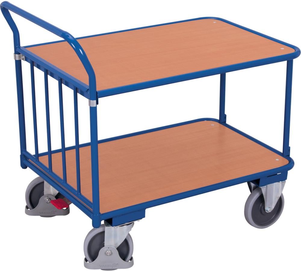 Tischwagen 400 kg 850x500 mm 2 Böden VarioFit