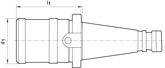 Gewindeschnellwechsel- Futter M3-12 SK 40 FORTIS