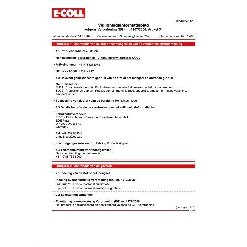 PU-Schaumentferner 150ml E-COLL