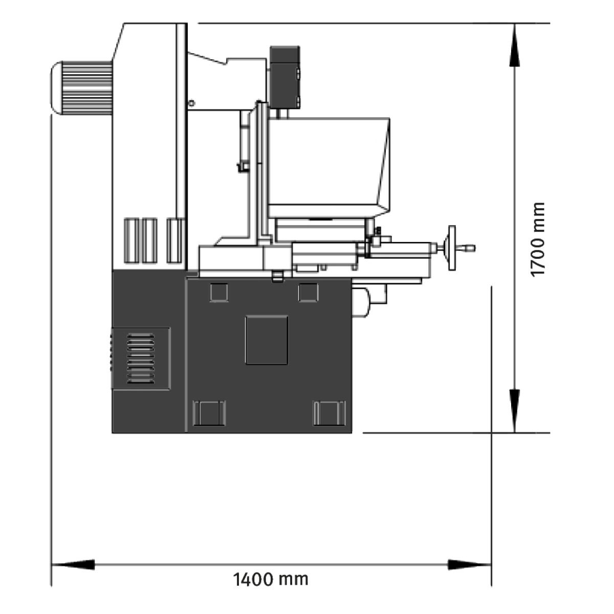 Flächenschleifmaschine Optimum OPTIgrind GT 22