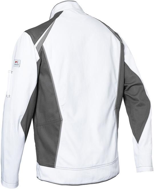 Jacke ICONIQ, weiß/anthrazit, Gr.XS Kübler