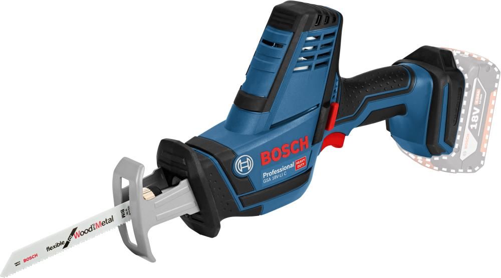 Akku-Säbelsäge solo GSA 18V-LI C Bosch ohne Akku ohne Ladegerät L-Boxx