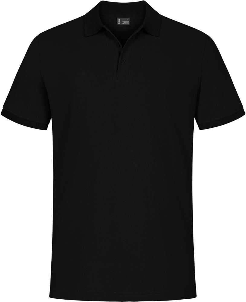 Poloshirt, schwarz, Gr.2XL