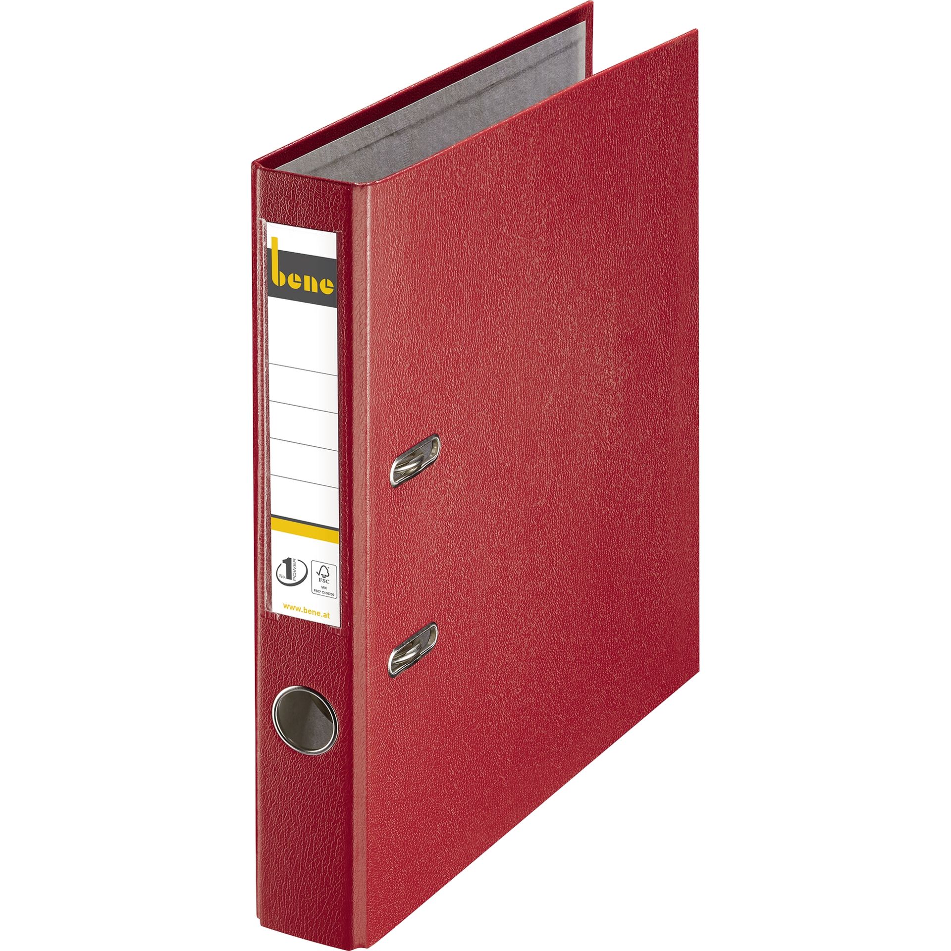 Ordner DIN A4 52mm PP rot