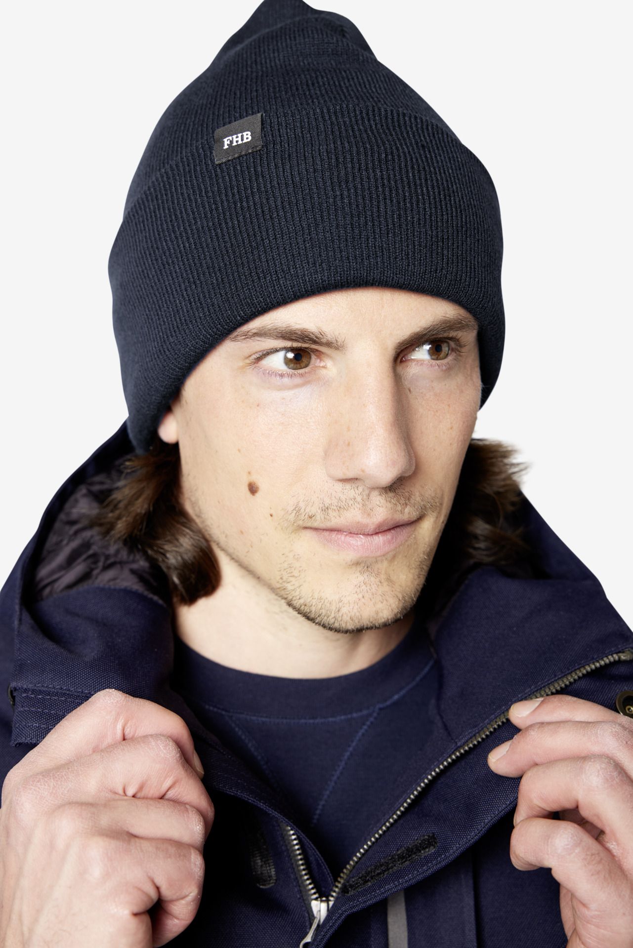 FHB Strickmütze MICHEL unisex marine