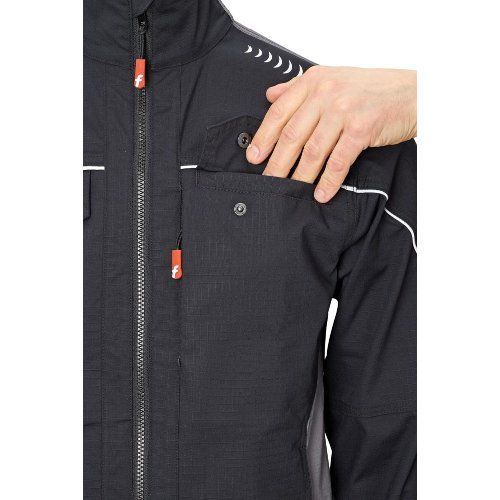 Jacke Performance schwarz/grau Gr. 2XL FORTIS