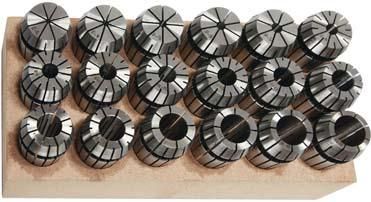Spannzangen-Set DIN6499B ER16 1-10mm, 10tlg. Rundlauf kleiner 0,007 mmFORMAT