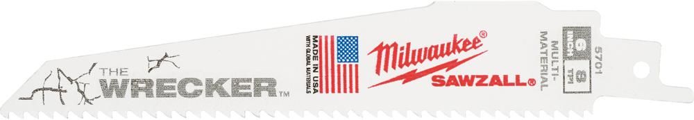 Säbelsägeblatt THE WRECKER 150x3,6/2,3 mm(7/11 TPI) Milwaukee