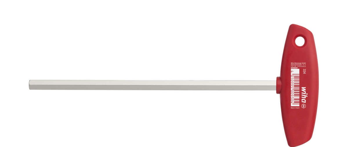 Wiha Stiftschlüssel mit Quergriff Sechskant glanzvernickelt 8,0 mm (00930)