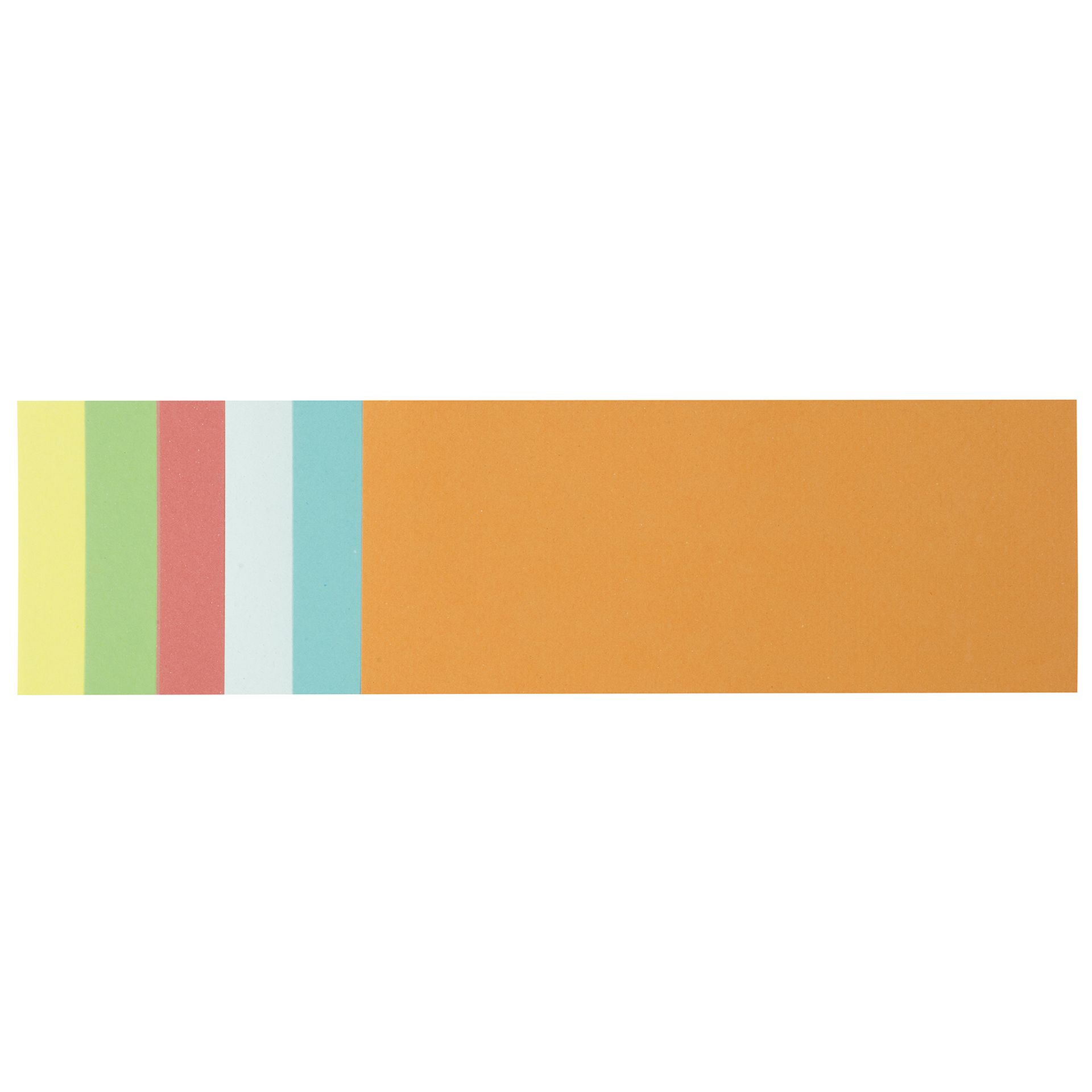Moderationskarte 9,5x20,5cm sort. 250 St./Pack.