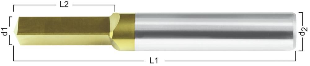Gewindebohrer-Ausdreher VHM Z3 M4 FORMAT