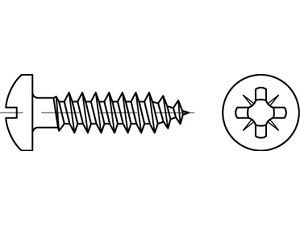ART 88096 Spanplattenschr. A 2 4,5x35-Z Halbrundkopf A 2 S