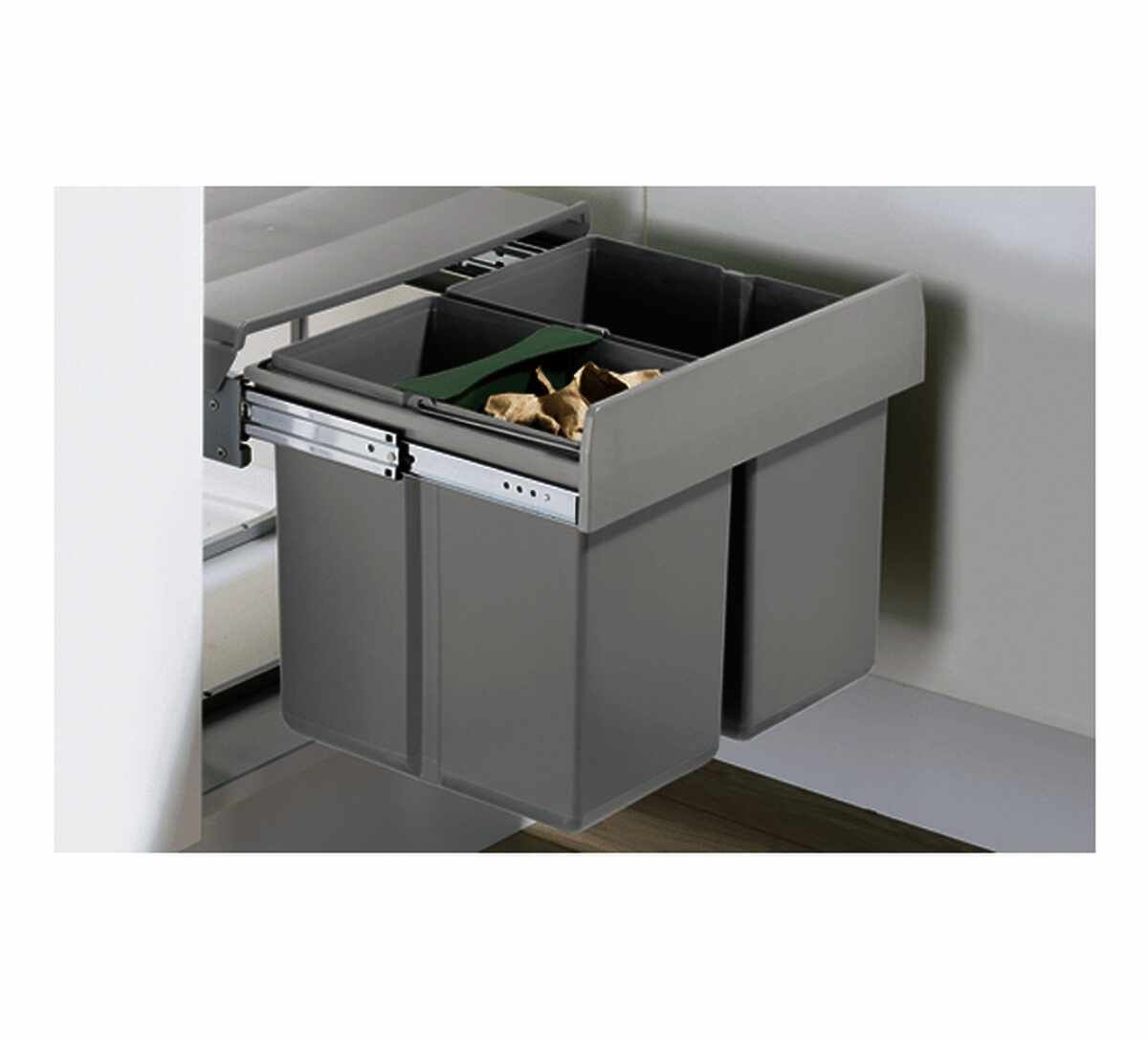 Abfallsammler Bin It Space 2X15Ltr