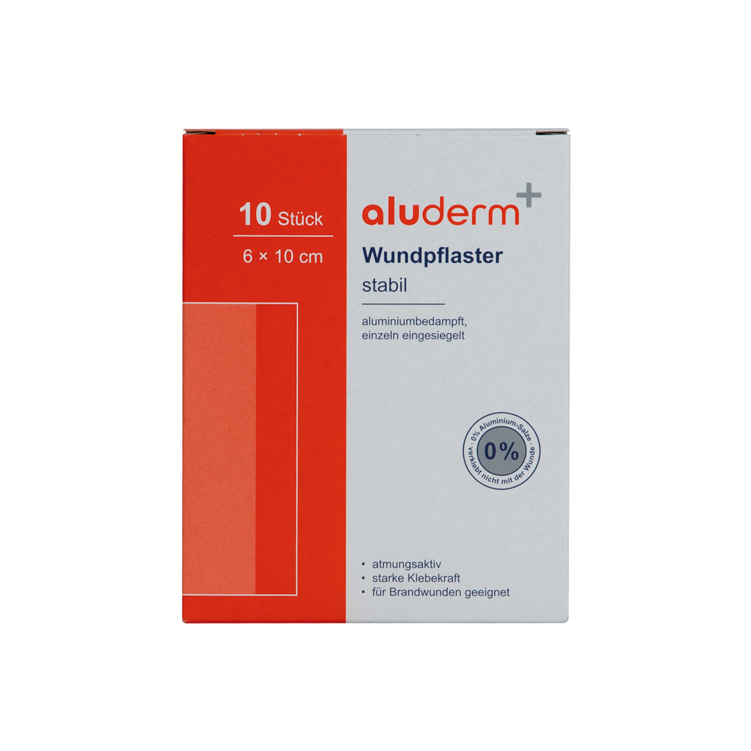 aluderm®-aluplast stabil 10 Stück a 10 x 6 cm
