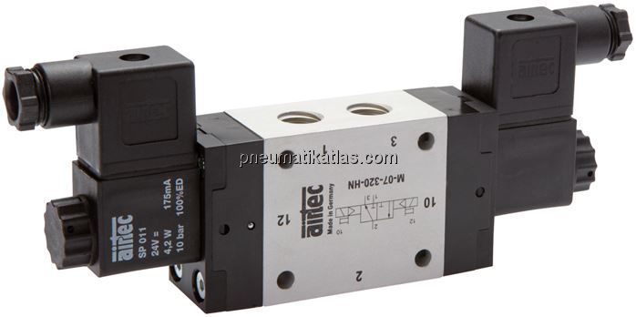 3/2-Wege Magnetimpulsventil, G 1/8", 24 V=