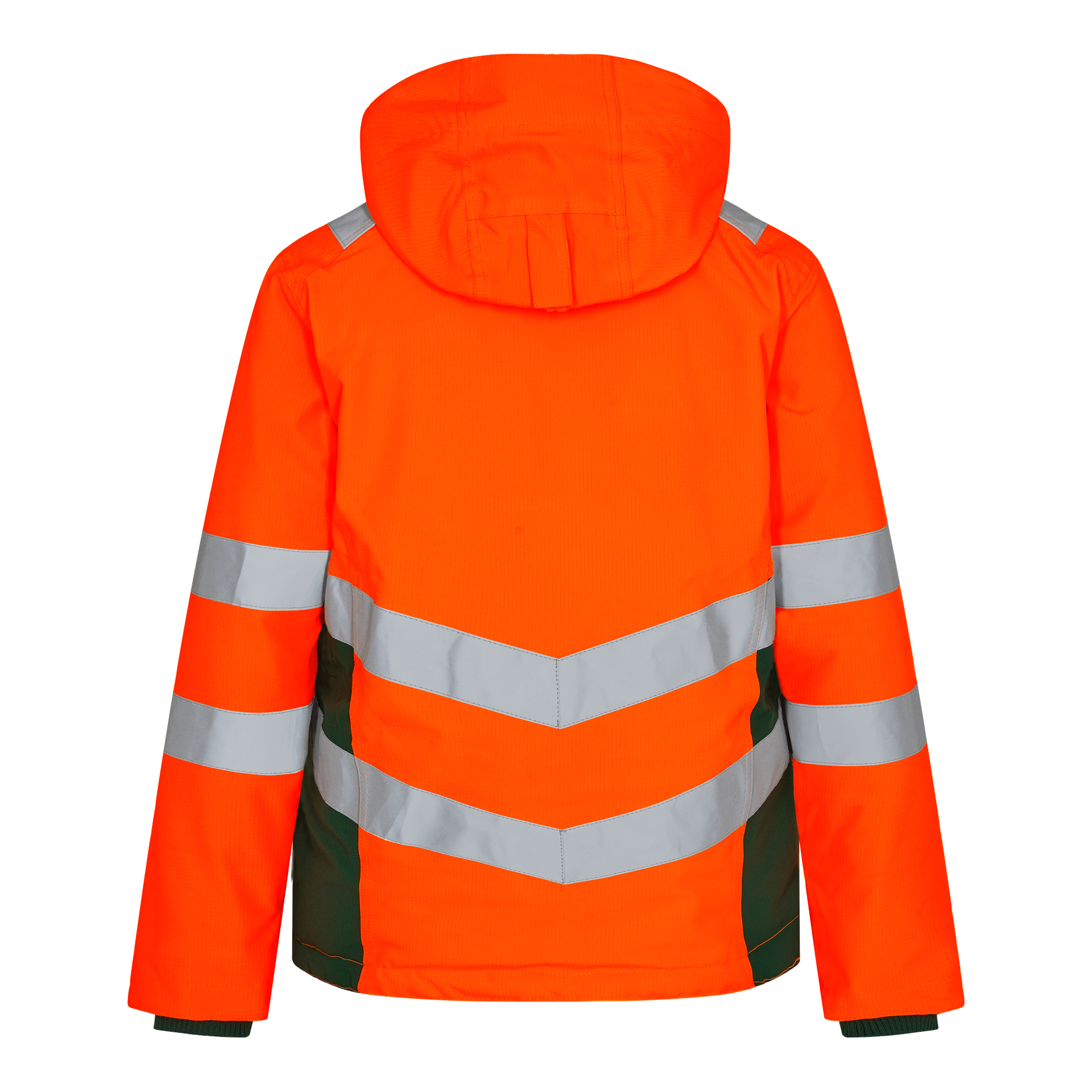Safety Damen Winterjacke Orange/Grün, Gr. XL