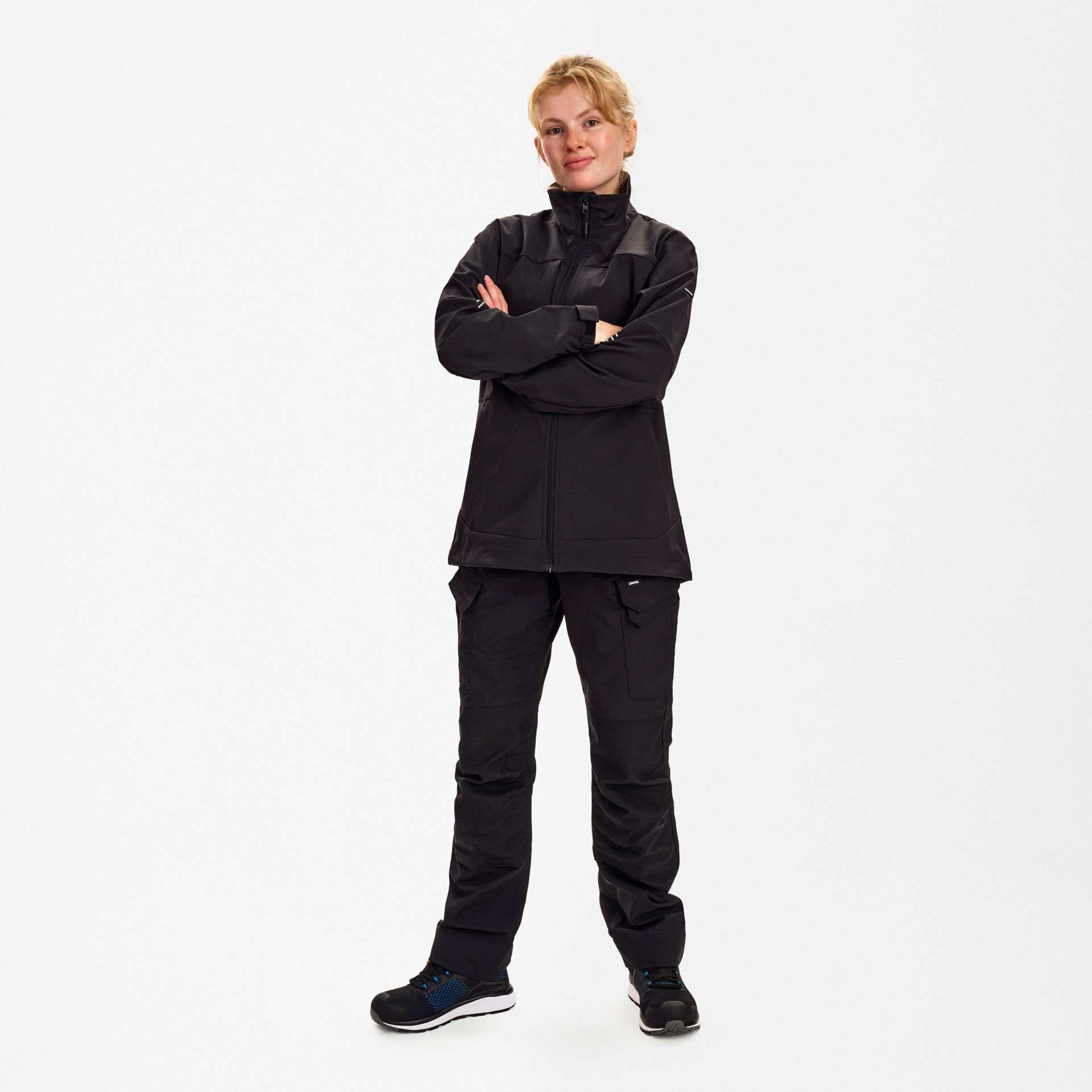 Entire Damen Softshelljacke Schwarz, Gr. XS