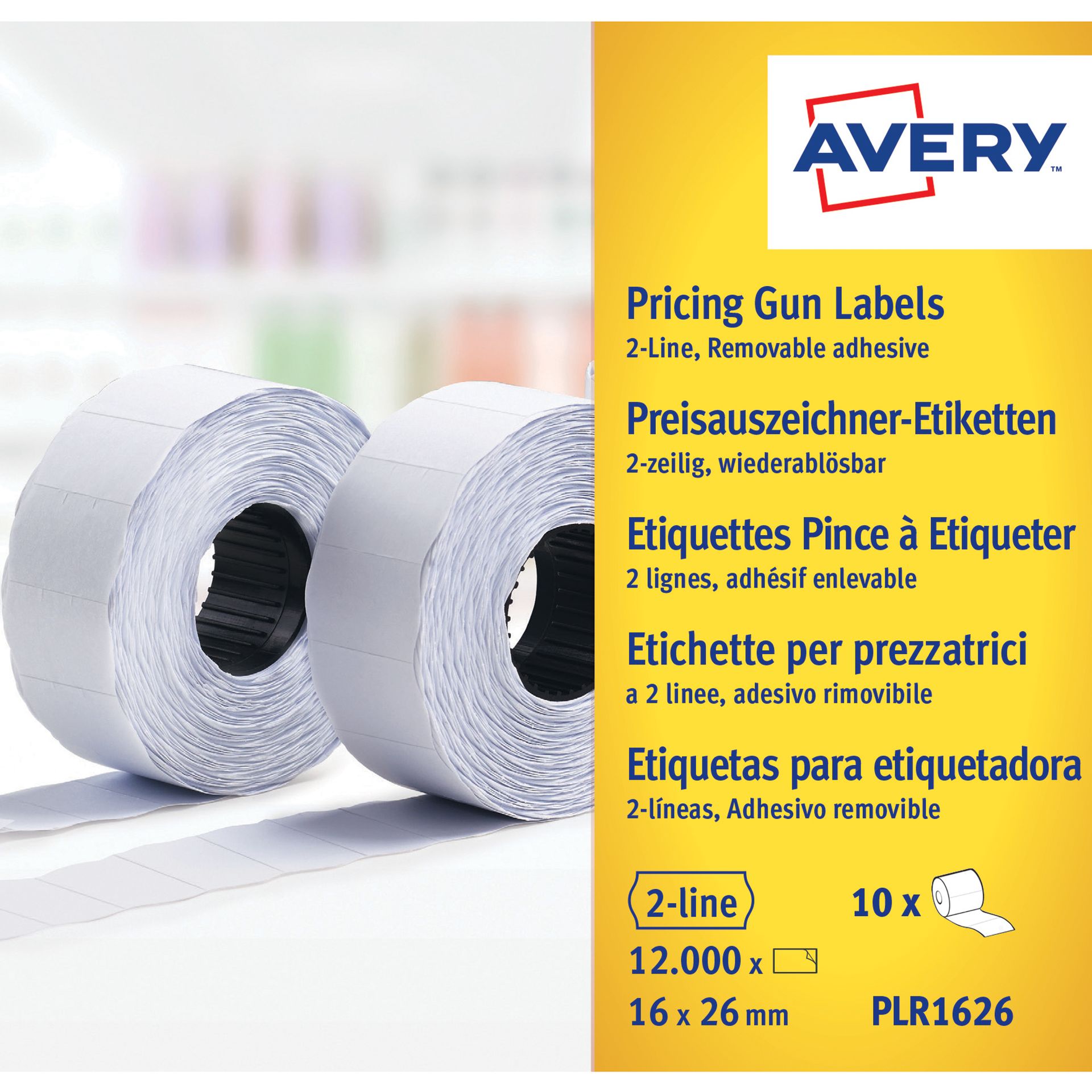 Endlosetikett 16x26mm 12.000 St./Pack.