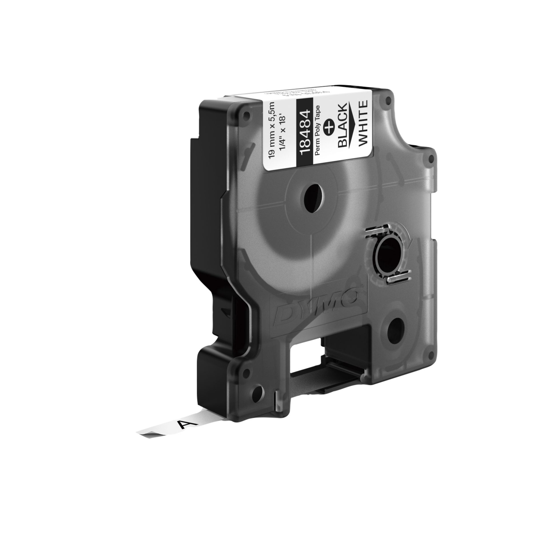Schriftbandkassette Rhino ID1 19mmx5,5m sw auf ws