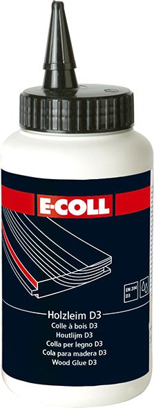 E-Coll Holzleim D3, wasserfest, 750 gr/Flasche