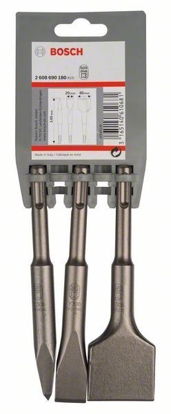 Bosch 3-tlg. Kurzmeißelset