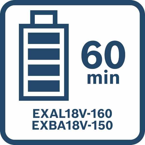 Akkupack EXBA18V-150