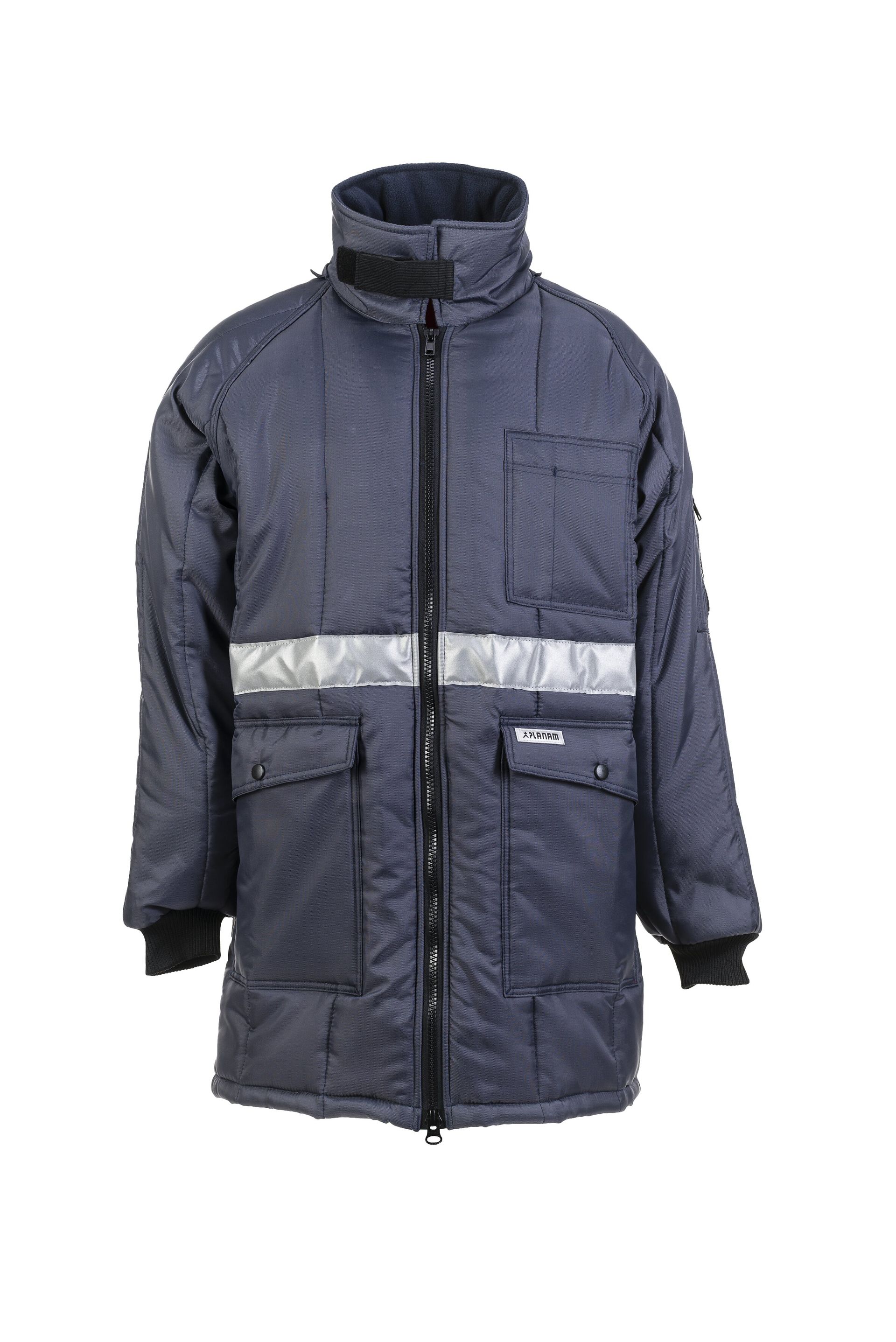 Planam Kühlhaus Parka Kühl-/Gefrierhaus marine, Innenfutter rot Gr. S