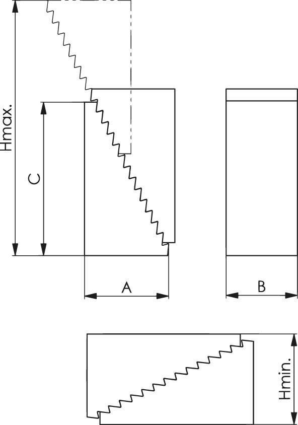 Spannunterlage Gr.1 33x19,0x38mm AMF