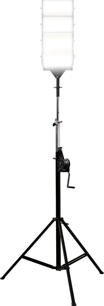Stativ max. 4,30m für Iluminator Farbe: schwarz Tragfähigkeit: max 50 kg