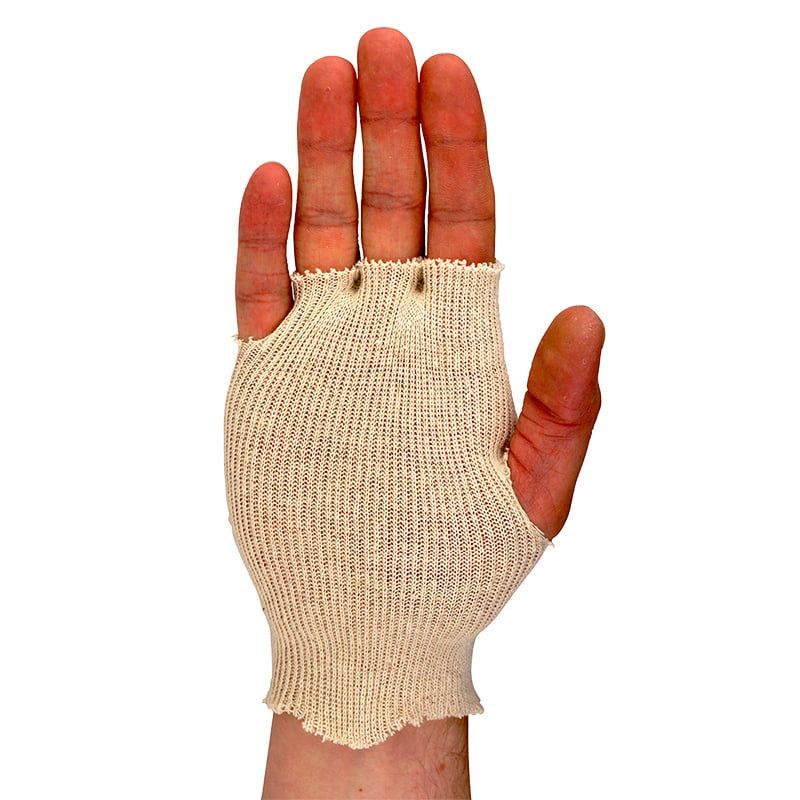 Baumwollhandschuhe,fingerlos, 250 Stück / Beutel