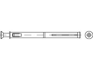 ART 88680 FISCHER Met.-Rahmendübel F-M Stahl gal Zn F 10 M 72 S