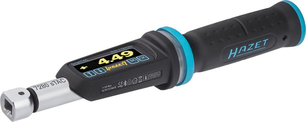 Drehmomentschlüssel 7280-2sTAC 1-10Nm 1/4" Hazet