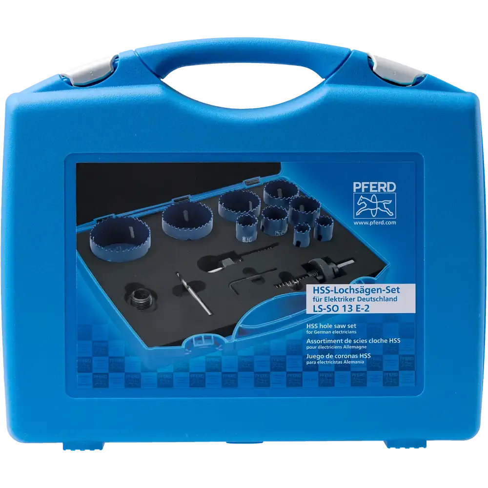 PFERD Bi-Metall Lochsägen Set Co8/M42 14-tlg.